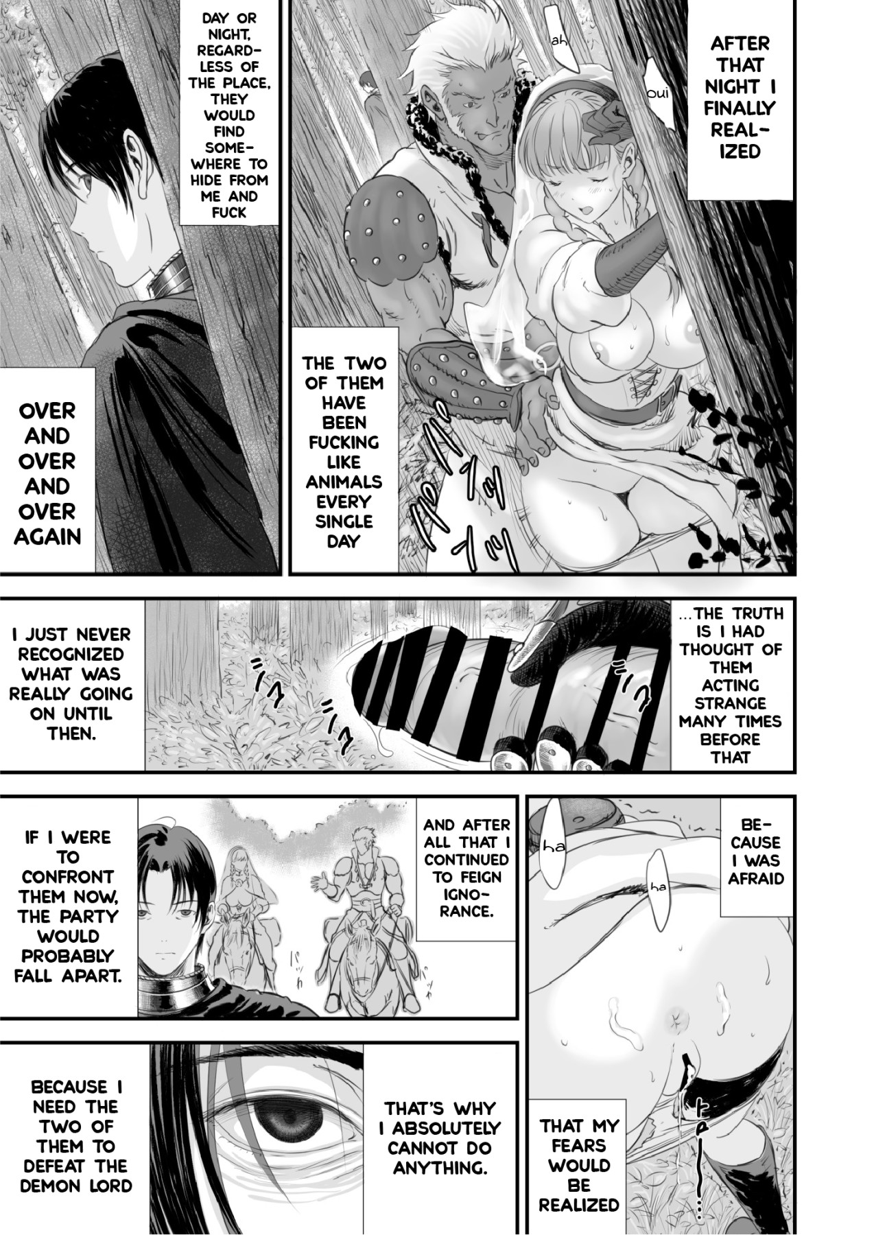 Hentai Manga Comic-The End of the Line for the Cuckold Hero-Read-24